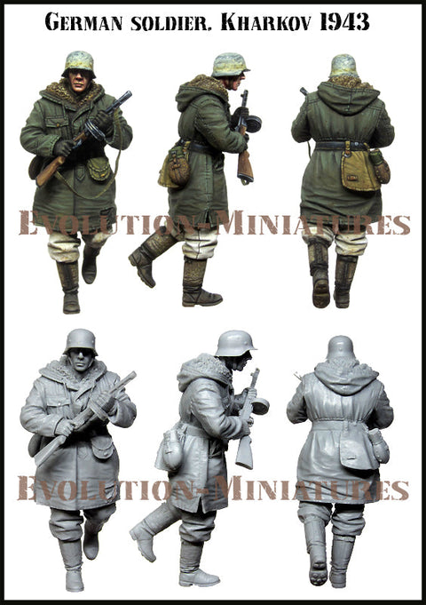 エボリューション EM-35205 1/35 WWII ドイツの兵士 ハリコフ 1943(4)(1体)