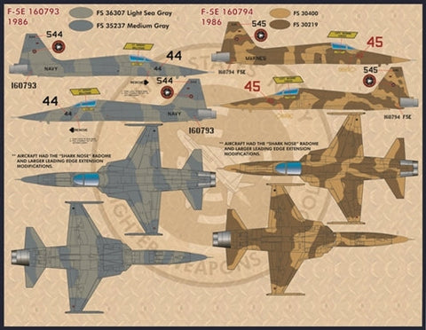 ファーボール 32-002 1/32 アメリカ海軍 F-5フリーダムファイター、トップガンタイガース