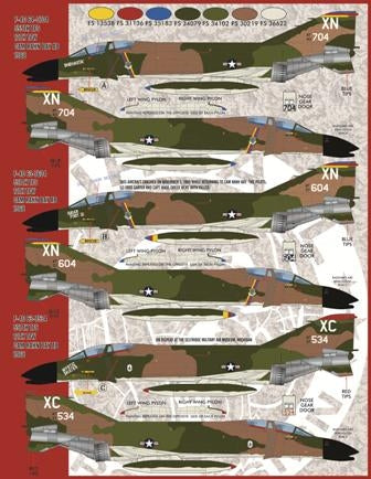 ファーボール 48-031 1/48 第12 TFWファントム、カムラン空軍基地