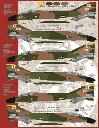 ファーボール 48-031 1/48 第12 TFWファントム、カムラン空軍基地