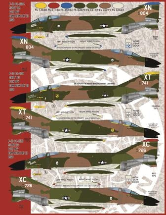 ファーボール 48-031 1/48 第12 TFWファントム、カムラン空軍基地