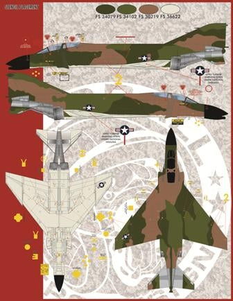 ファーボール 48-031 1/48 第12 TFWファントム、カムラン空軍基地