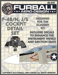 ファーボール 48-047 1/48 F-4B/N,J/S コクピット ディティールセット