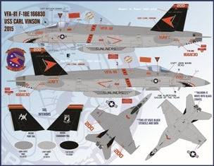 ファーボール 48-049 1/48 アメリカ海軍 エアウィングオールスターズ、 F / A-18E / Fスーパーホーネット、パート3