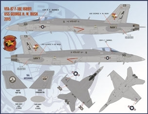 ファーボール 48-049 1/48 アメリカ海軍 エアウィングオールスターズ、 F / A-18E / Fスーパーホーネット、パート3