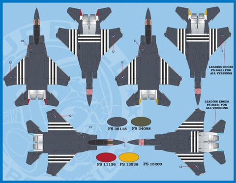 ファーボール 48-071 1/48 アメリカ空軍 F-15C/E イーグル、ヘリテージイーグルス