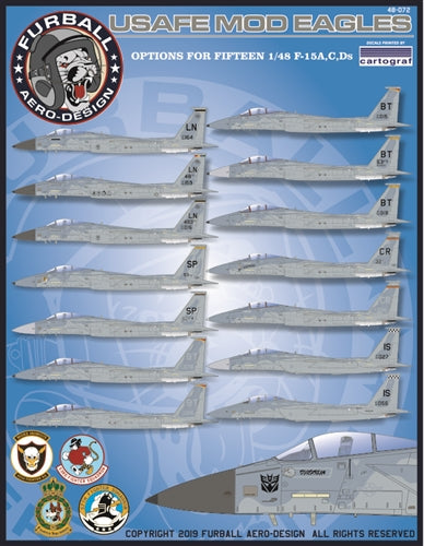 ファーボール 48-072 1/48 F-15A/C/D 在欧アメリカ空軍 新鋭イーグルス