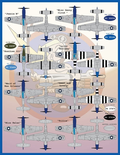 ファーボール 48-095 1/48 P-51 マイヤーズ・モーラーズ パート2