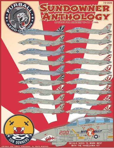 ファーボール 72-009 1/72 F-14A サンダウナー アンソロジー
