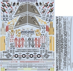 ファーボール FDS-4808 1/48 アメリカ海軍 F-14 トムキャット カラー＆マーキング、パート1