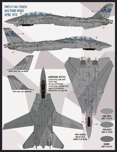 ファーボール FDS-4815 1/48 アメリカ海軍 F-14 トムキャット カラー＆マーキング、パート7
