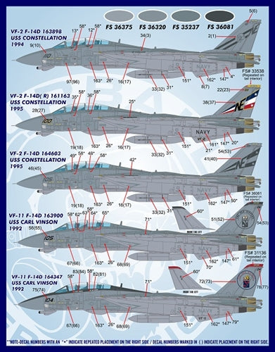 ファーボール F/D&S-4819 1/48 トムキャット カラー＆マーキング パート X