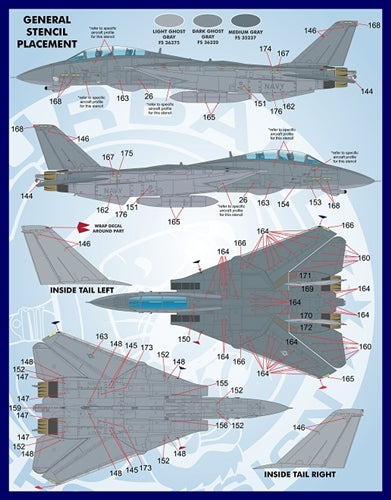 ファーボール F/D&S-4819 1/48 トムキャット カラー＆マーキング パート X