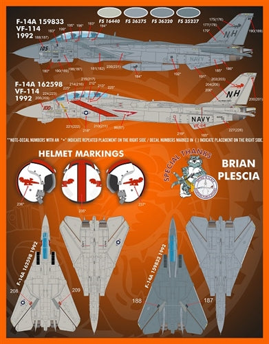 ファーボール F/D&S-4820 1/48 トムキャット カラー＆マーキング パート XI