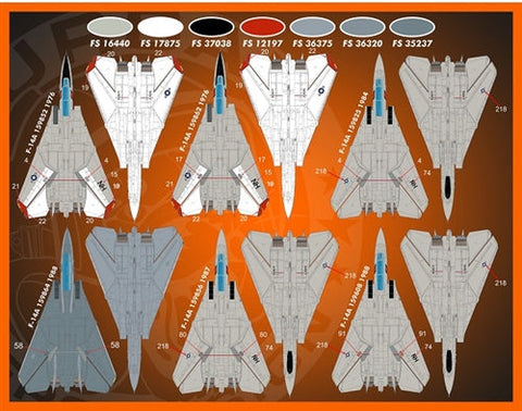 ファーボール F/D&S-4820 1/48 トムキャット カラー＆マーキング パート XI