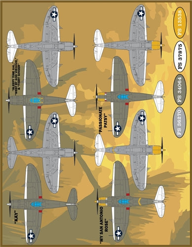 ファーボール F/D&S-4831 1/48 P-47 カラーリングとマーキング パート3