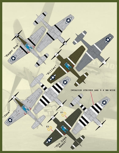 ファーボール F/D&S-4834 1/48 P-51B/Cのカラーリングとマーキング パート1