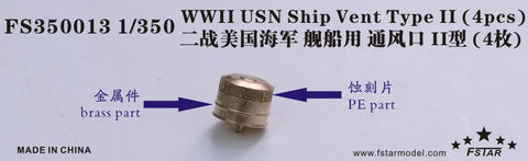 ファイブスターモデル FS350013 1/350 WWII アメリカ海軍 艦艇用 通風筒II(４個)