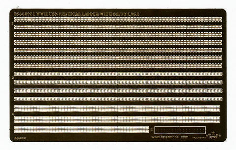 ファイブスターモデル FS350021 1/350 WWII アメリカ海軍 セーフティケージ付き垂直梯子