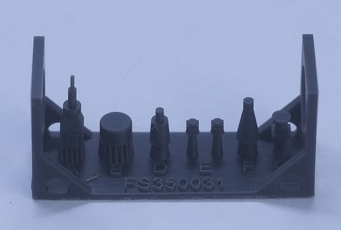 ファイブスターモデル FS350031 1/350 WWII時のアメリカ海軍駆逐艦・護衛艦用レーダーセットI