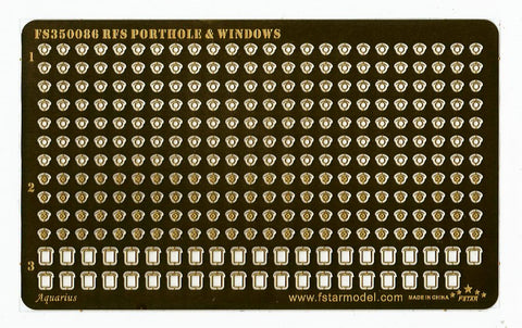 ファイブスターモデル FS350086 1/350 現用 ロシア/ソビエト海軍 艦艇用 舷窓