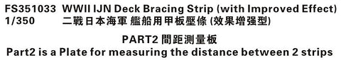 ファイブスターモデル FS351033 1/350 WWII 日本海軍 艦艇用 リノリウム押さえ金具(改良版)
