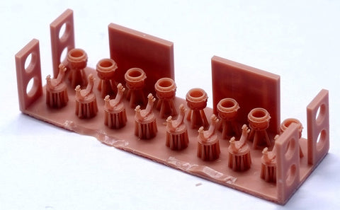 ファイブスターモデル FS351116 1/350 WWII 日本海軍 90cm探照灯（8個入）3Dプリント