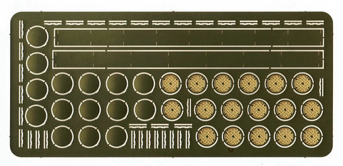 ファイブスターモデル FS351121 1/350 WWII 日本海軍 艦艇用 旋回盤と運搬軌条