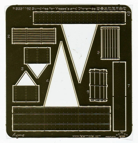 ファイブスターモデル FS351162 1/350 艦船ジオラマ用小物セット