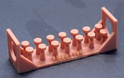 ファイブスターモデル FS351196 1/350 WWII 日本海軍 艦艇用 キノコ型通風筒4 3D Printing