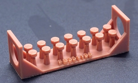 ファイブスターモデル FS351196 1/350 WWII 日本海軍 艦艇用 キノコ型通風筒4 3D Printing