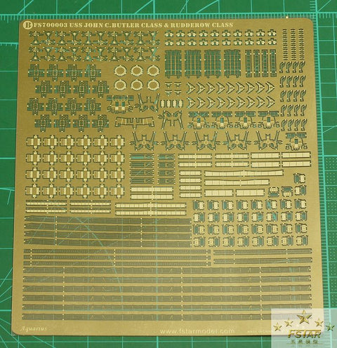 ファイブスターモデル FS700003 1/700 アメリカ海軍 ジョンCバトラー級とラッダロー級 護衛駆逐艦用スーパーセット(ピットロードW017, W018用)