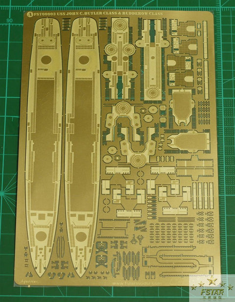 ファイブスターモデル FS700003 1/700 アメリカ海軍 ジョンCバトラー級とラッダロー級 護衛駆逐艦用スーパーセット(ピットロードW017, W018用)