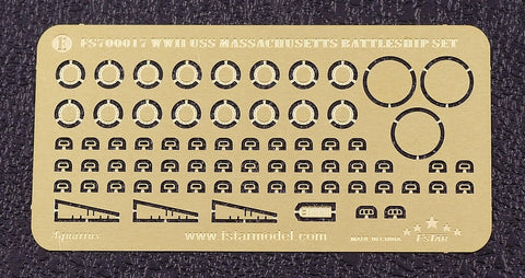 ファイブスターモデル FS700017 1/700 WWII 戦艦 BB-59 マサチューセッツ用アップグレードスーパーセット(トランぺッター05761用)