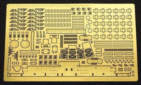 ファイブスターモデル FS700036 1/700 WWII ニュー・オリンズ級重巡洋艦 CA-38 サンフランシスコ用アップグレードスーパーセット(トランぺッター05746 & 05747用)