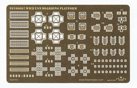 ファイブスターモデル FS700067 1/700 アメリカ海軍 艦艇用 登舷台