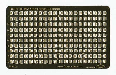 ファイブスターモデル FS700120 1/700 中国海軍 艦艇用 水密扉