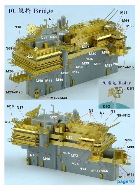 ファイブスターモデル FS700131 1/700 アメリカ海軍 航空母艦 CV-63 キティホーク 2006 アップグレードセット(トランぺッター06714用)