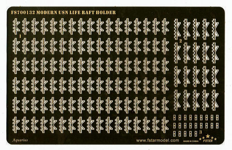 ファイブスターモデル FS700132 1/700 現用 アメリカ海軍 救命イカダ架台