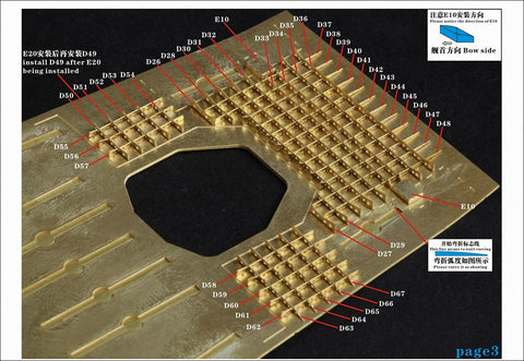 ファイブスターモデル FS710025DE 1/700 日本海軍 航空母艦 信濃 エッチング甲板セット (タミヤ 31215用)
