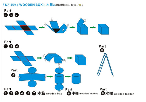 ファイブスターモデル FS710045 1/700 木箱III