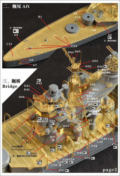 ファイブスターモデル FS710048 1/700 日本海軍 軽巡洋艦 熊野 1937用 アップグレードセット (タミヤ31344用)