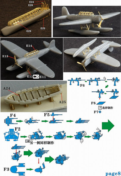 ファイブスターモデル FS710158 1/700 日本海軍 軽巡洋艦 矢矧 1945用 アップグレードセット(タミヤ 31315用)
