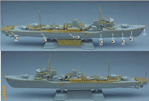ファイブスターモデル FS710162 1/700 日本海軍 特I型駆逐艦 前期型用 アップグレードセット(ピットロード用)