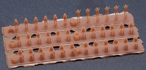 ファイブスターモデル FS710381 1/700WWII 日本海軍 船員13 パイロット (10 gestures, 60pcs in total) 3D Printing