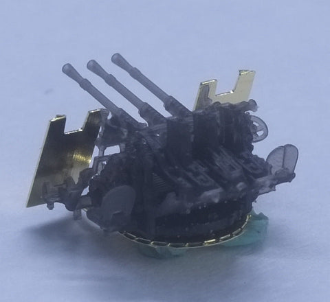 シードホビー SH350009 1/350 WWII日本海軍 九六式25mm三連装対空砲（LPR機械式照準器付き）（6セット）