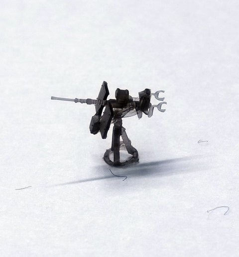 シードホビー SH350013 1/350 WWII アメリカ海軍 20mmエリコン単装機関砲 中/後期型 タイプB (16個入) 3D プリント