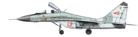 HADモデル 32063 1/32 ハンガリー軍のMiG-29旧塗装デカールシート