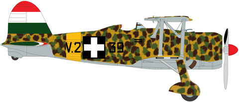 HADモデル 32074 1/32 CR-42 ハンガリー空軍 十字章付き ICM キット