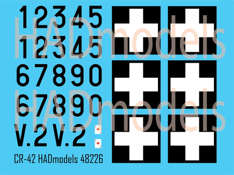 HADモデル 48226 1/48 CR-42 ケレゼテス Part1 デカールシート
